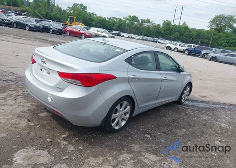 2013 Hyundai Elantra Limited из США, поврежденный, VIN 5NPDH4AE2DH401585